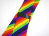 [F NODE] Necktie, Diagonal Stripe, Rainbow, Party, LGBT, 5cm wide