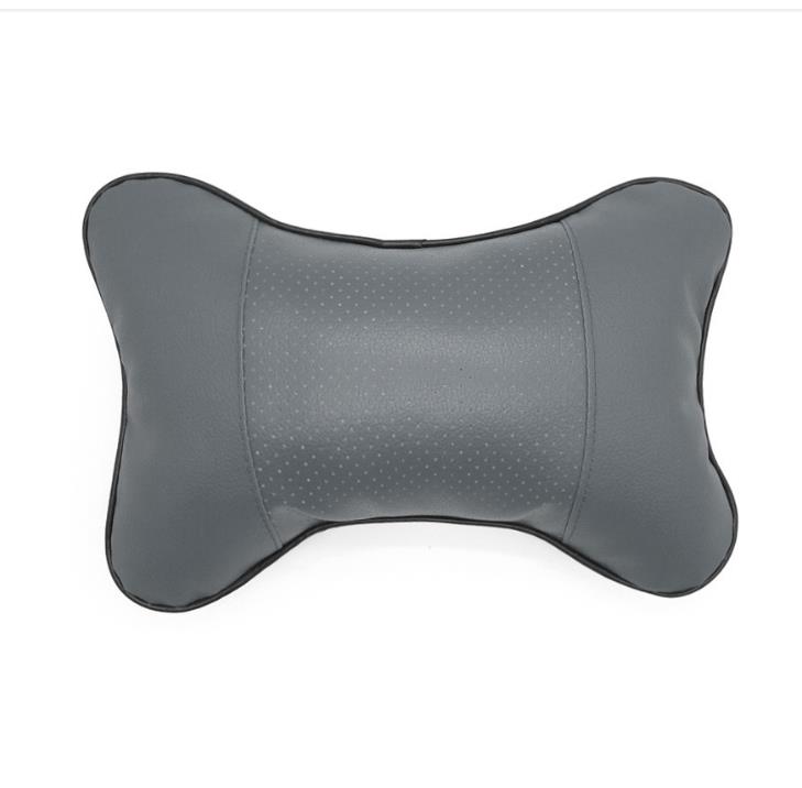 Assento universal para carro, encosto de cabeça, um lado, couro sintético, travesseiro com memória para pescoço, protetor de cabeça, almofada, acessórios de viagem para automóveis