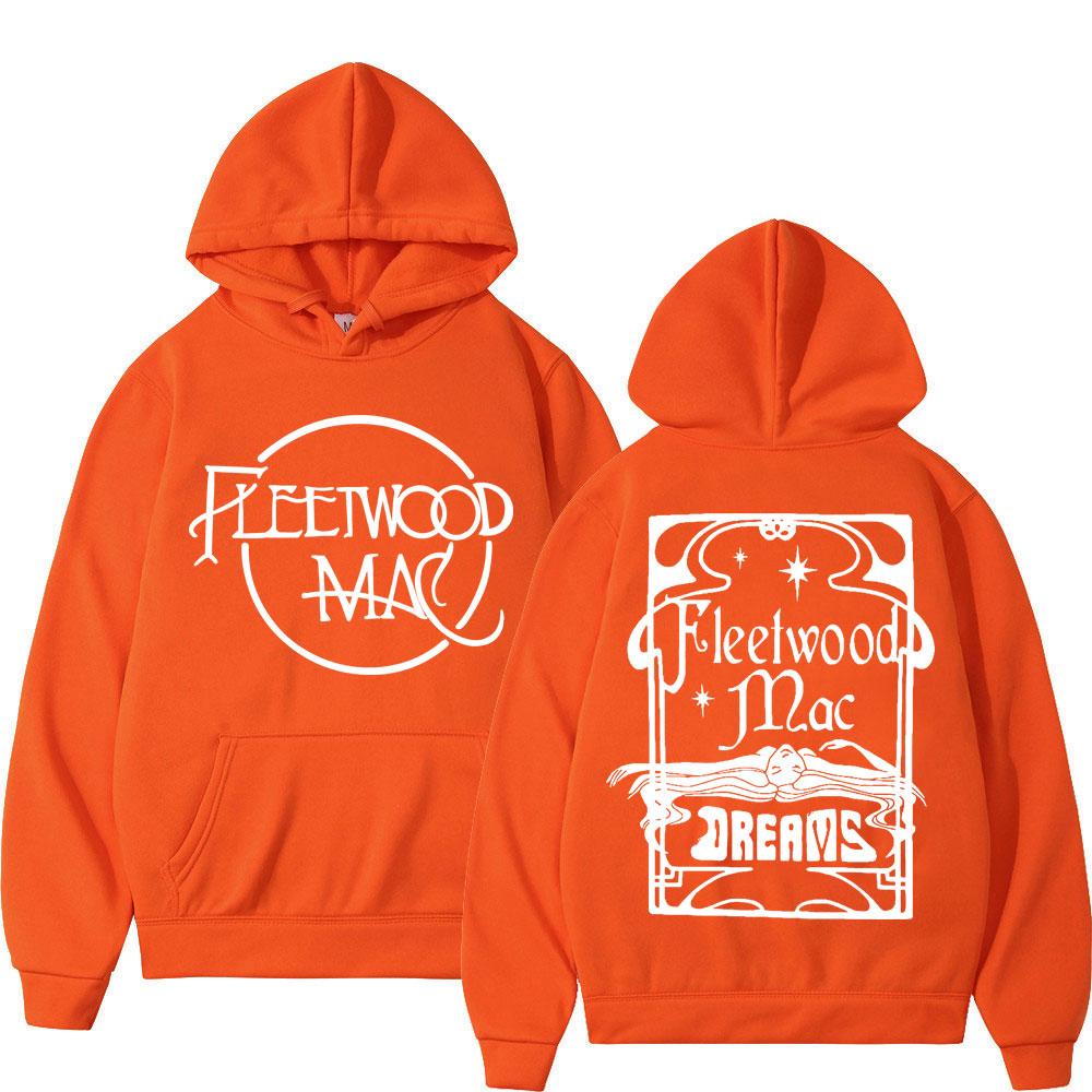Autumn Winter Rock Band Fleetwood Mac Tour Printed Hoodie Men's and Women's Fashion Hoodie Sportswear Casual Hoodie