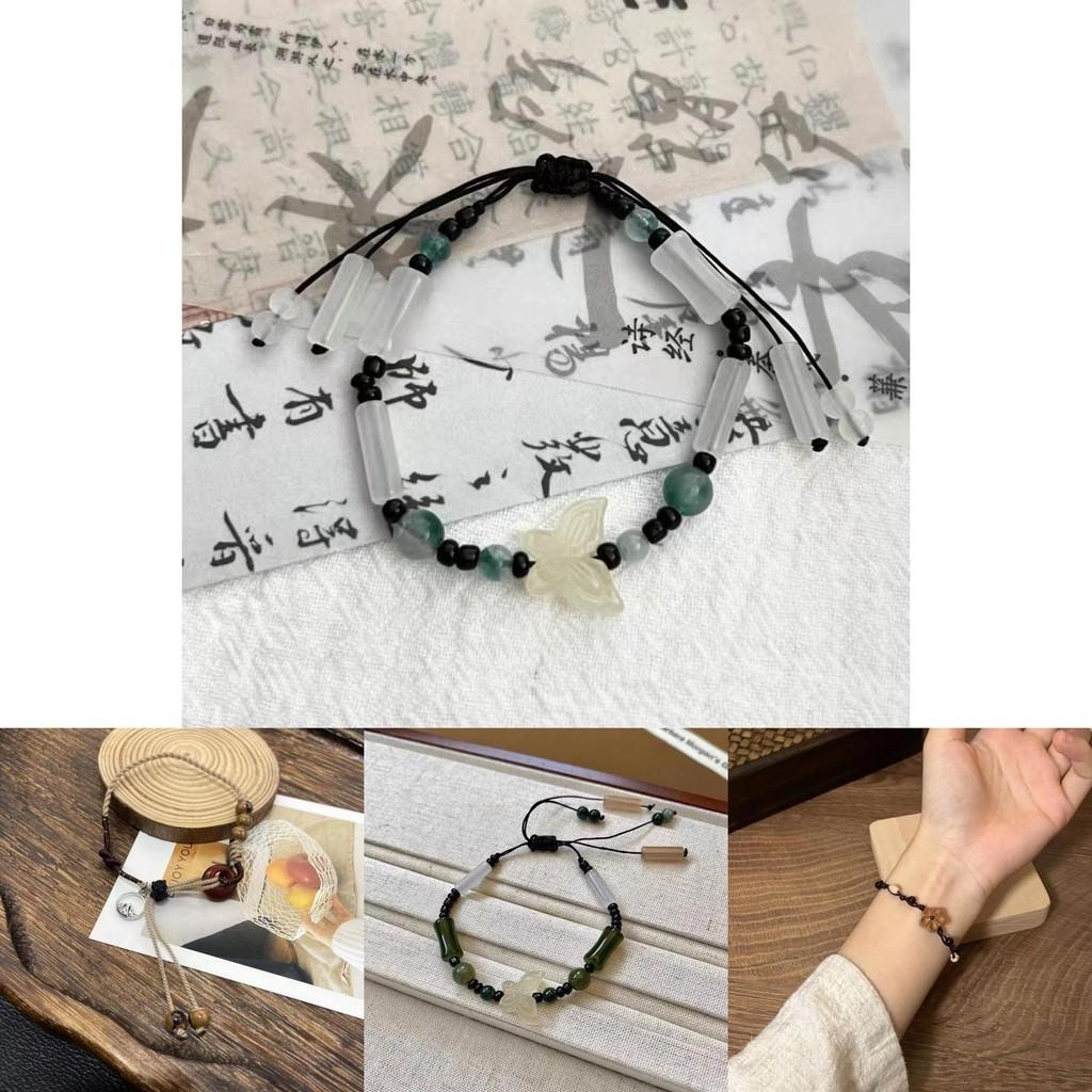 Distinctive Chinese Modern Amber Peace Knot Bracelet Handcrafted Women For