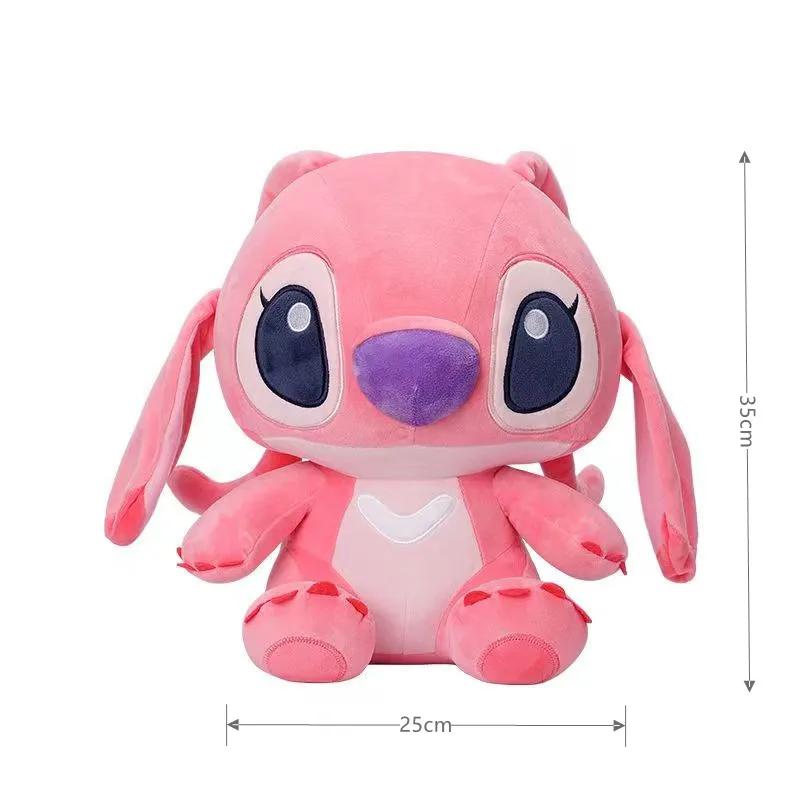 Blue Cartoon Plush Doll Toy Cute Angel Shape Birthday Gift