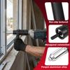 Pop Rivet Gun Adapter Kit Rivet Drill Attachment with 4 Rivets Heads 2.4mm 3.2mm 4.0mm 4.8mm Cordless Electric Drill Riveter Ins