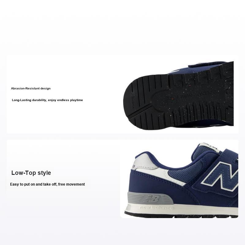 New Balance NB 313 Wygodne Trwałe Niskie Dziecięce Buty Codzienne Dziecięce Buty Codzienne Granatowe PO313AA2