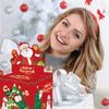 Christmas Inspired Santa Gift Box Holiday Celebration Party Supplies Decoration
