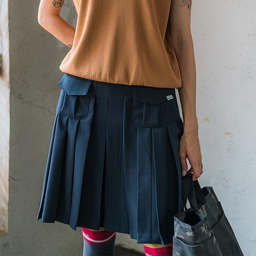 Venezia 12 Retro Middle Culottes Navy