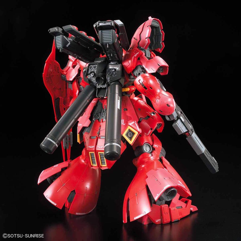 RG Mobile Suit Gundam Counterattack Sazabi Scale Plastic Model Kit Char's 1/144 Pre-colored