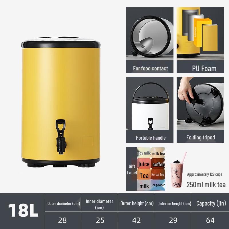 Shuixi 304 Stainless Steel Double Wall Insulated Beverage Dispenser