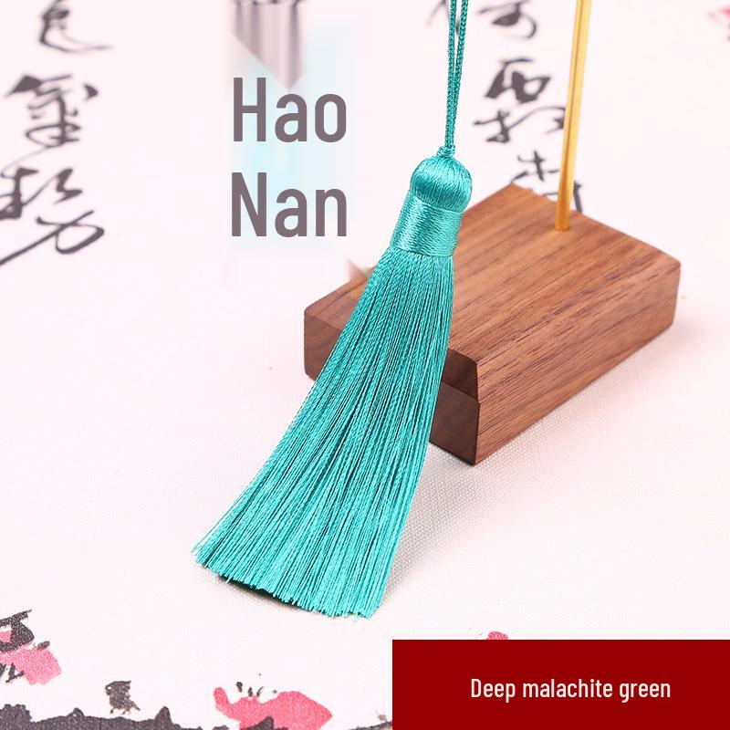 8cm Short Tassel Pendant USB Drive - 32 Colors Ice Silk Bookmark