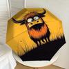 Adorable Highland Cow Print Umbrella - Auto Open/Closed, Outdoor Gear, Travel Accessory, Lightweight & Durable 176