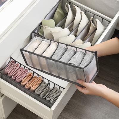 Underwear Drawer Organizer Storage Box Foldable Underpants Socks Bra Organizers Drawer Divider Household