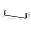 New Stainless Steel Bar Bathroom Kitchen Hanging Holder Home Storage Kitchen Tools Towel Rack Over Door Cabinet Shelf Rack