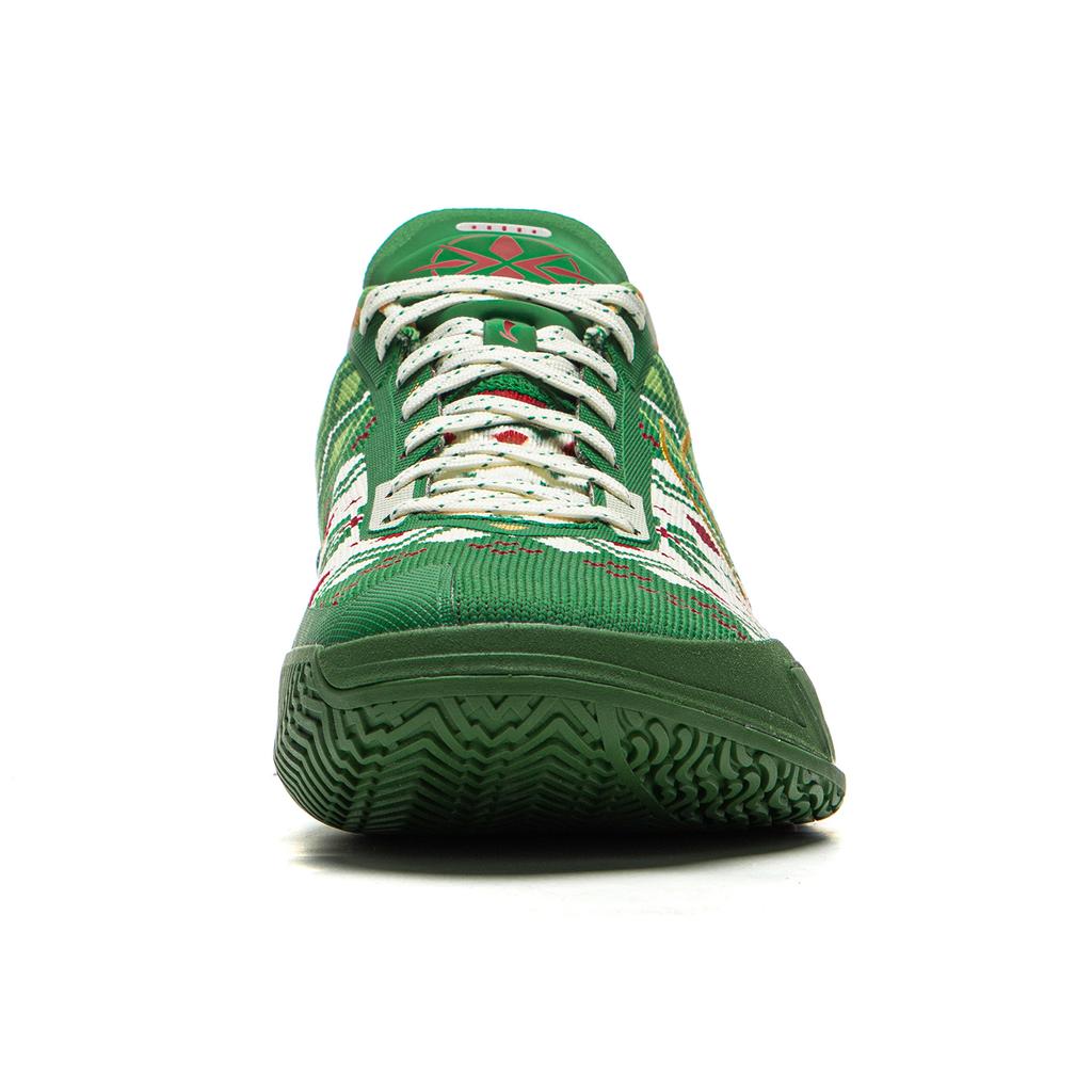 Li Ning Blade 5 Slip Resistant Coverage Lightweight Rebound Low Top Performance Basketball Shoes Men's Green ABAU101-7