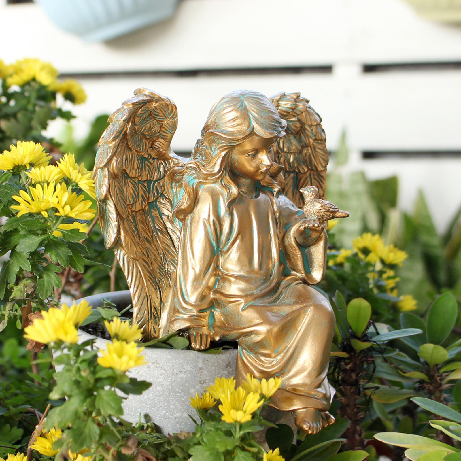 Винтажное смоляное украшение  Ангелы и птицы One Size