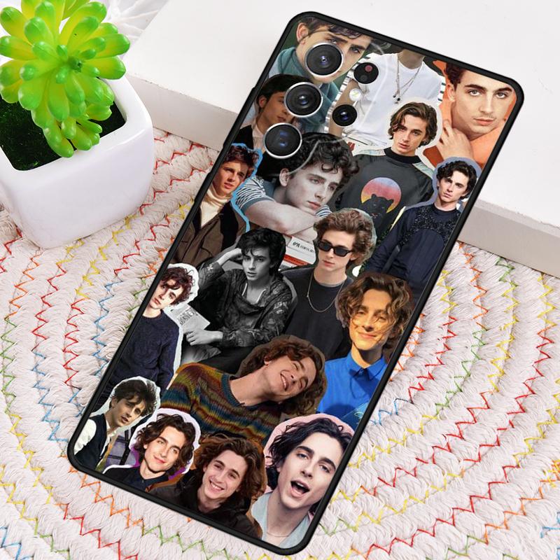Timothee Chalamet soft TPU Phone Case For Samsung Galaxy note 10 pro S26 S25 S24 S23 S22 Ultra Plus S21 FE S20 Shockproof Cover