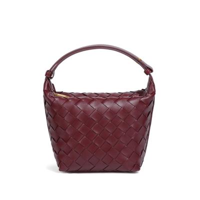 Elegante Hand-Lunchbox-Tasche, Modische handgewebte Tasche, Trendige und vielseitige lässige Umhängetasche, Weiche Leder-Achseltasche