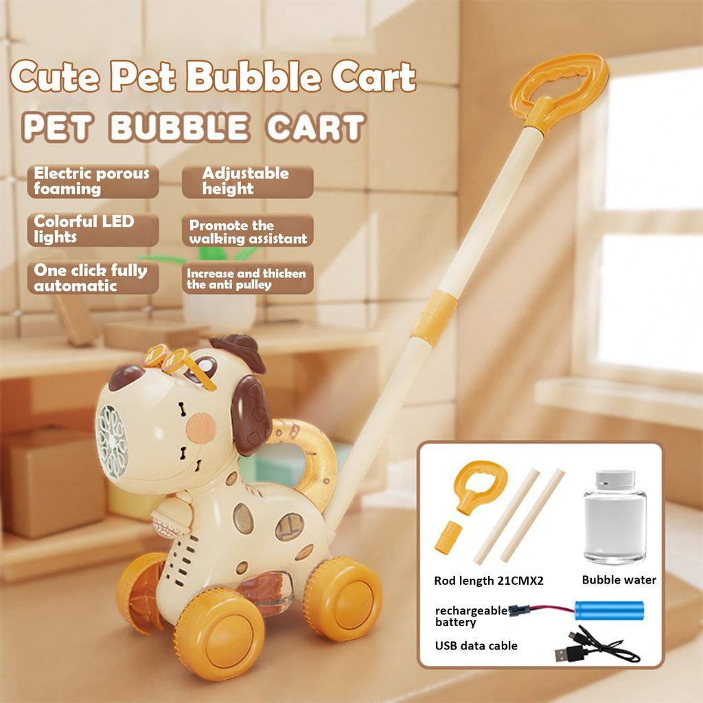 Valpe Boblemaskin Bærbar Hund Boblemaker Blåser Leker Utendørs Leker For Gutter Og Jenter Over 3 År Gammel Fest Bursdag 90ml Boblevann
