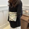 Lässige Einfache Tasche Koreanische Bucket Bag Frühling Nischendesign Neue Modische Ein-Schulter Umhängetasche für Damen