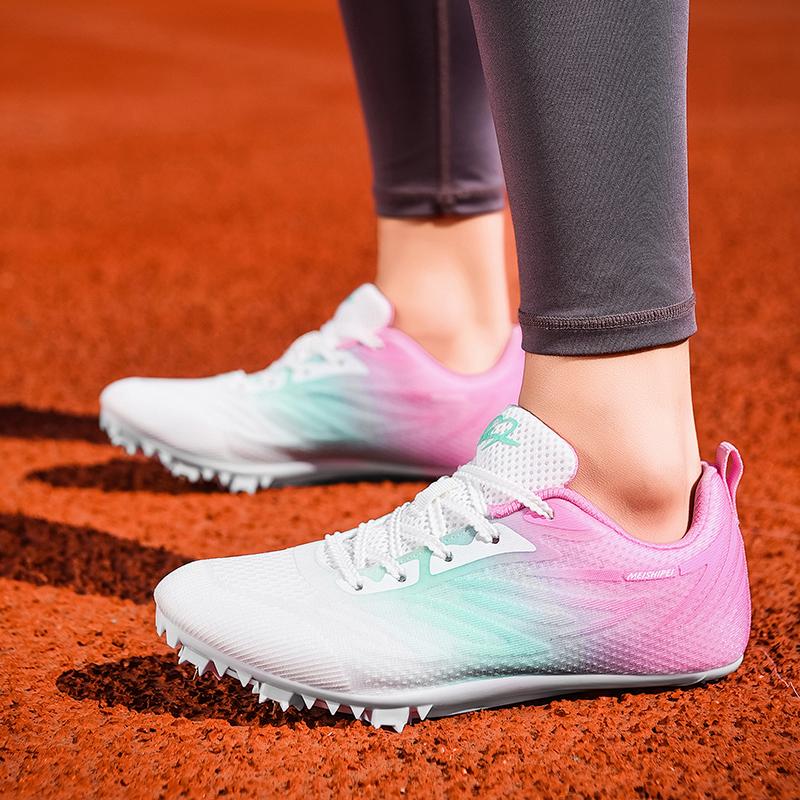 New Sprint Track and Field Shoes for Teenagers, Outdoor Sports Track and Field Spikes, Running Unisex Training Spikes