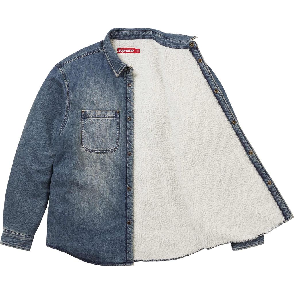 Supreme Shearling Lined denim shirt SUP-FW25-135