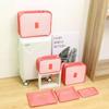 6 teile/satz Reisegepäck Koffer Organizer Aufbewahrungstasche Set Aufbewahrungsorganisator für Reisen Wasserdichte Staubdichte Reisetaschen