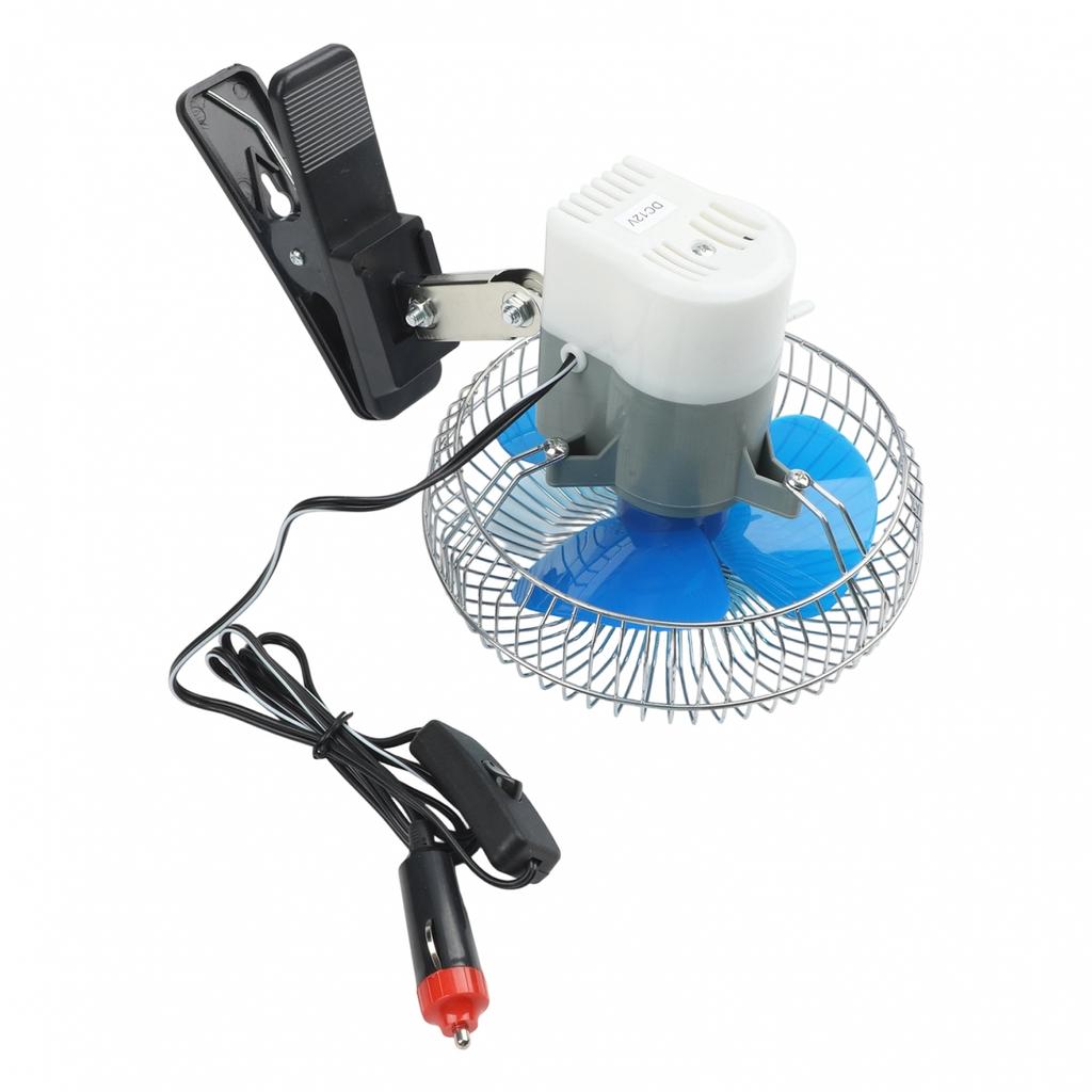 Verstellbarer Clip-Ventilator DC-Autolüfter LKW-Ventilator Automatischer Schwenkkopf