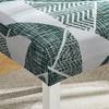 Printed Chair Cover Geometric Pattern Stain-Resistant Anti-Dust Seat Cover Minimalist Fashion Hotel Home Dining Chair Protector