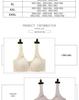 Lace Seamless Plus Size Front Buckle Wireless Bra - U-Shaped Back, Thin and Comfortable Nursing Bra