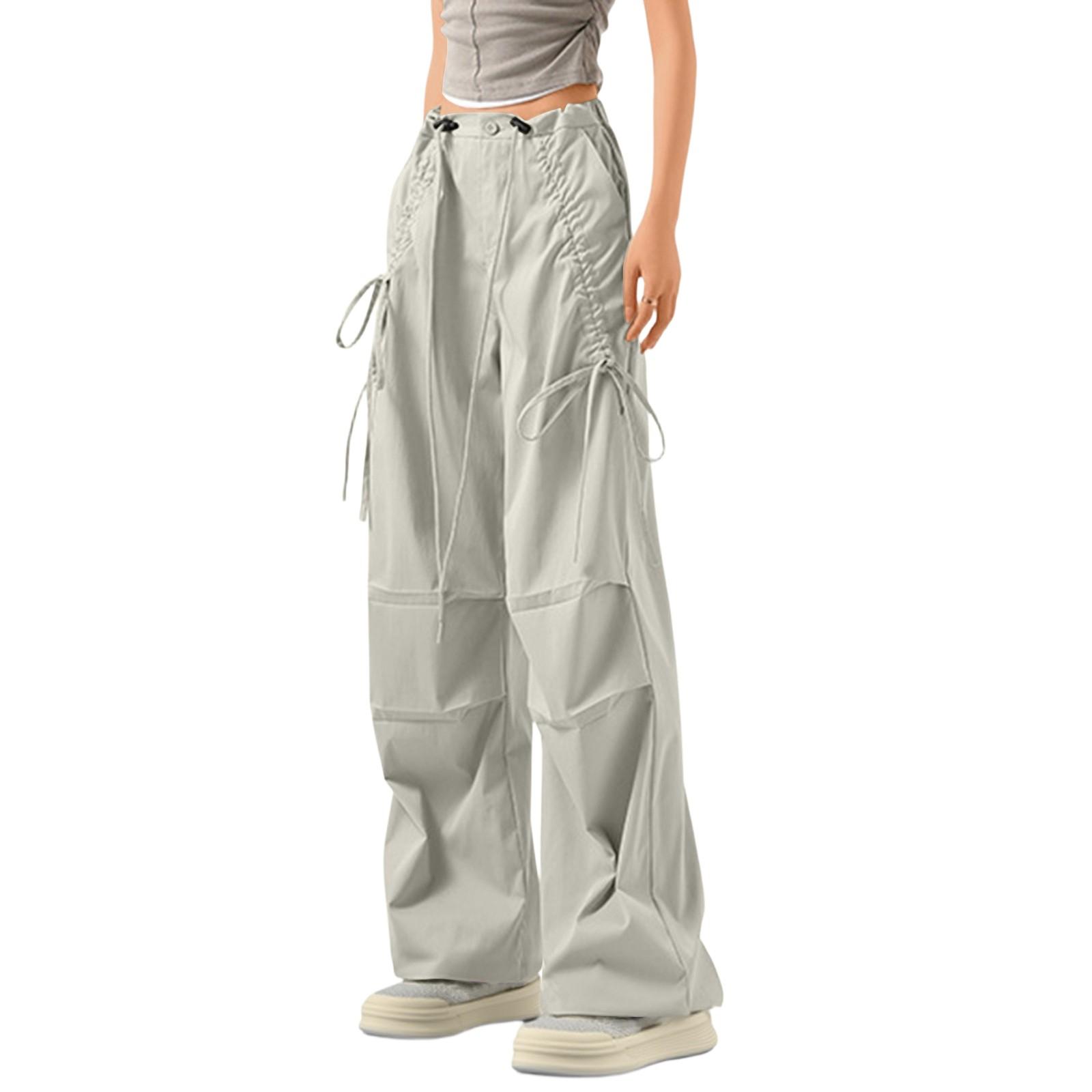 Women s Loose Overalls Adjustable Waist Lengthened Casual Pants S