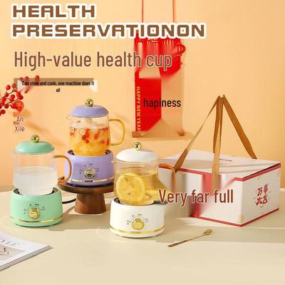Mini Electric Health Pot: Multifunctional Glass Stew and Tea Cup