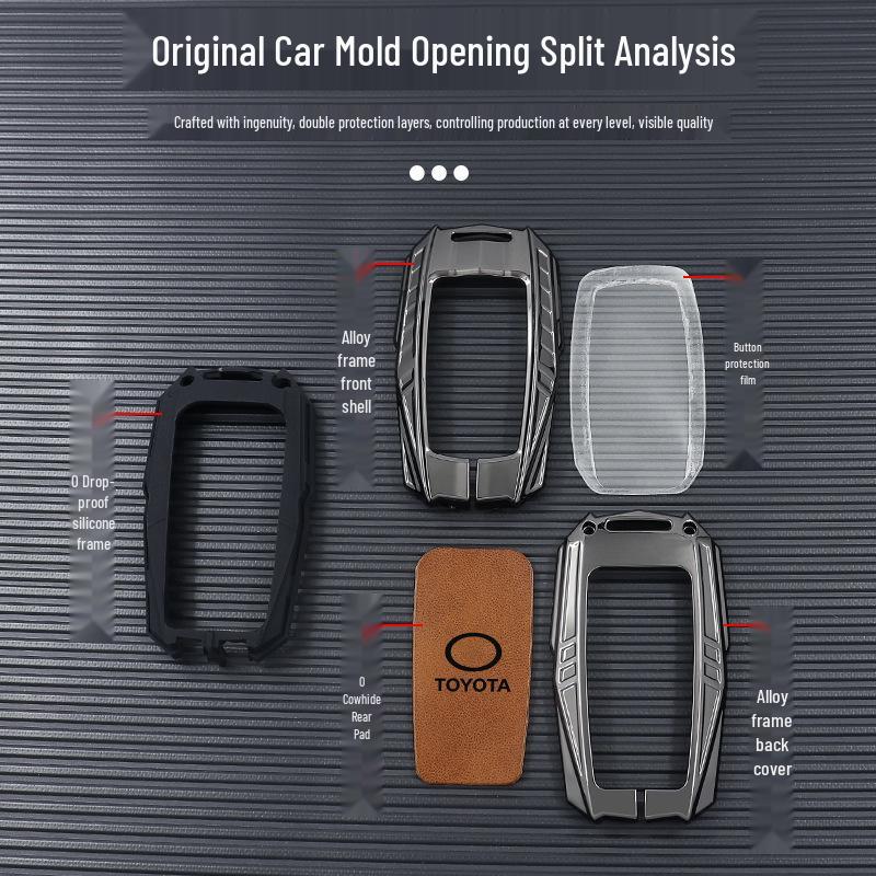 2024 Toyota Corolla Cross Hybrid Key Case - Pioneer Version with High-End Feel
