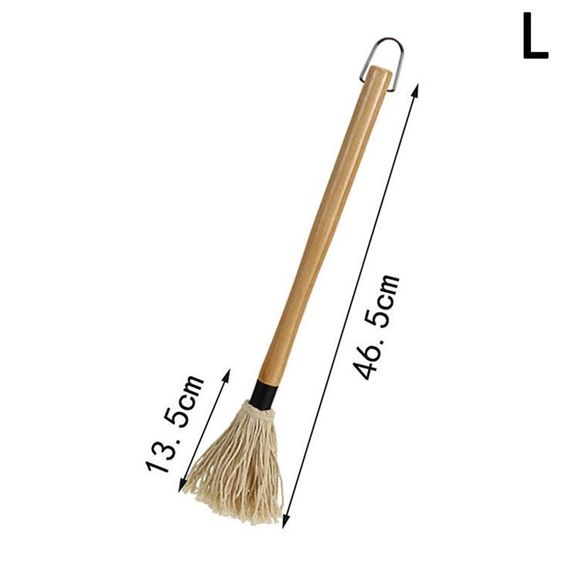 

Зовнішні Щітки для Змащування Барбекю Щітка для Змащування Гриля Барбекю з Ручкою з Каучукового Дерева Набір Інструментів для Змащування Олією