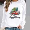 Women's Christmas Tree Style Pullover Hoodie
