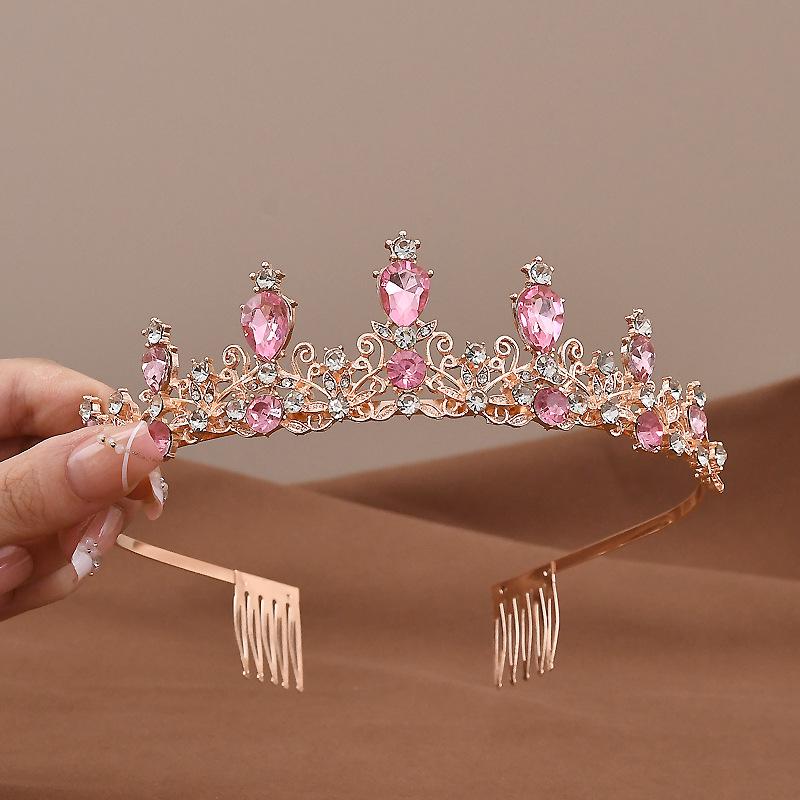 Children s Princess Crown Headband - Girl s Birthday & Performance Hair Accessories, Adult Royal Headdress