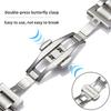 Solid Stainless Steel Watch Strap Universal Watch Chain Butterfly Clasp Watch Bracelet 12 14 13 15 17 18 19 20 22mm