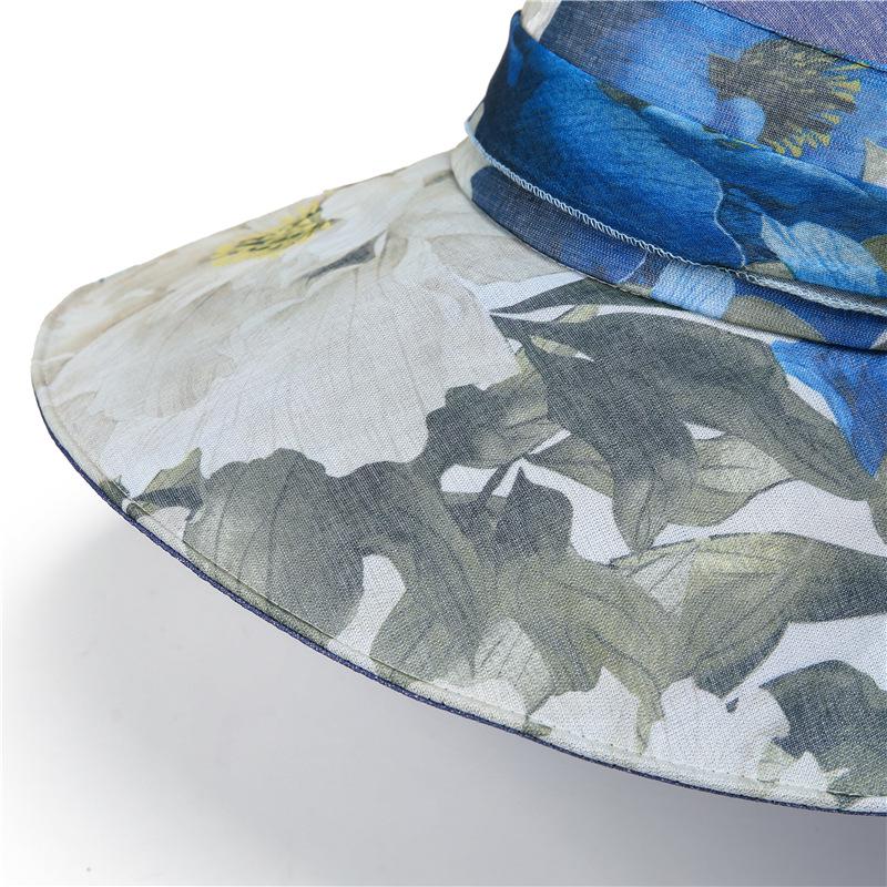 Women's Stylish UV Protection Wide-Brim Sun Hat for Summer Travel
