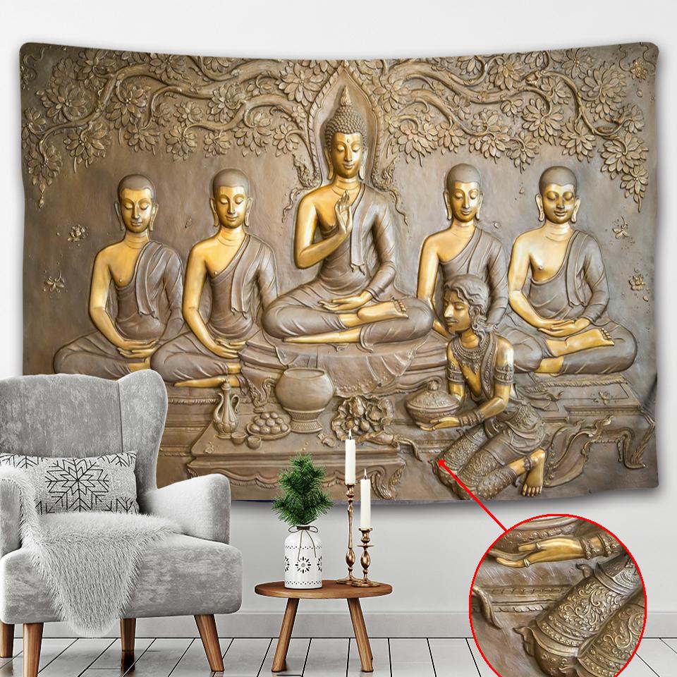 Indian Buddha Meditation Chakra Tapestry Mandala Wall Tapestry Wall Covering Yoga Wall Hippie Witchcraft Home Decor