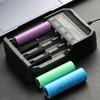 4 Slots Battery Charger 18650 Portable Charger for 3.7V Li-ion Rechargeable Batteries 18650/18490/16340/14500/10440 USB Charger
