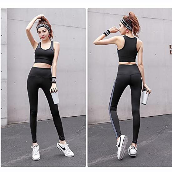 Sujpjheed and Fitness Jersey Top and Bottom Training Jersey Set Women's Sportswear, Yoga, Set, Set, Wear, Activewear, Quick-Drying, Sweat-Wicking