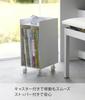 Yamazaki Jitsugyo (Yamazaki Jitsugyo) [Completed Product with Casters Only] Under the Piano Sheet Music Storage Wagon White Approximately W20 X D25 X