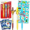 Childrens Pokémon Pen - Ball Gift Bundle Pikachu Lucario Eevee plus Cards Mini Trading Card Binder School Supplies Set