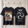 Fuchs-Gott Sommerfest 2026 Metal Band Grafik Beidseitig Schwarzes T-Shirt