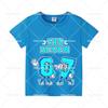 Kids Black SIX SEVEN 67 Building Block Graphic TShirt Soft Cotton Game Wear for Boys  Girlsdf0157