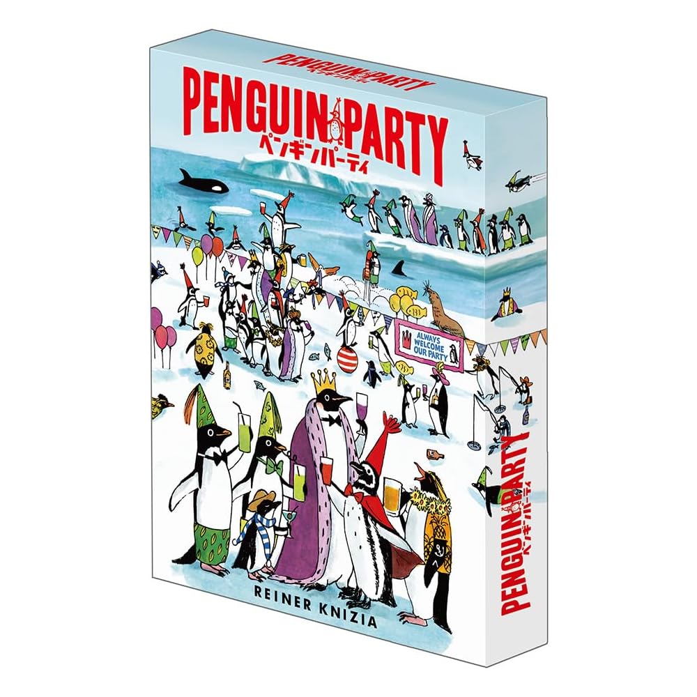 Penguin Party 2024 Edition Board Game Family Fun Strategy Game for Kids and Adults