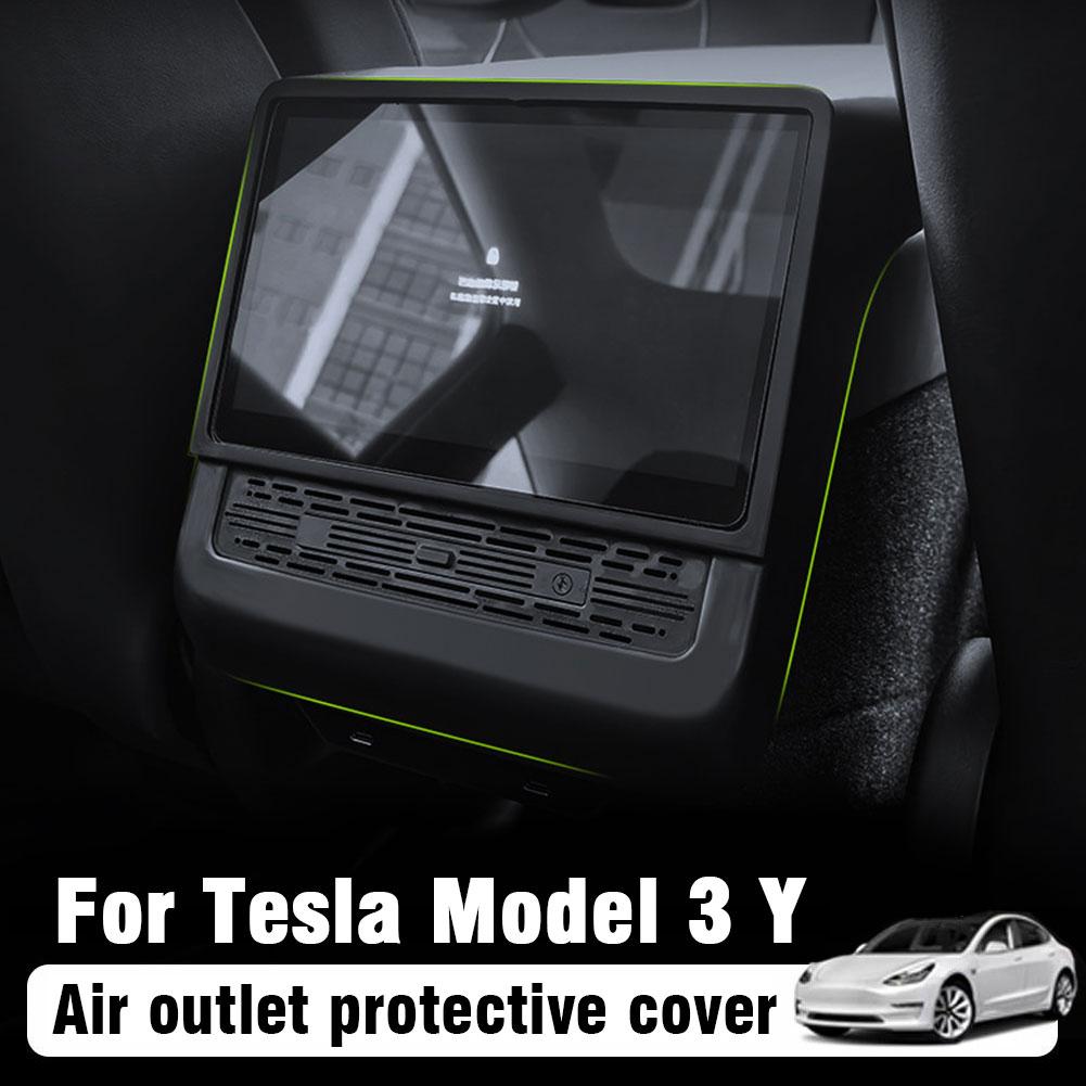 For Tesla Y Highland Juniper Rear Center Console Air Vent Cover Vent Outlet Dust Cover Car Styling Interior Accessories D9r9