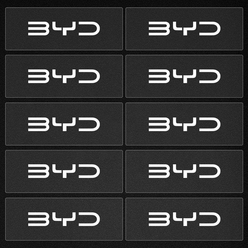 New Car Interior Random Stickers Car Goods Car steering wheel Decals For BYD F3 S6 F0 Tang I3 S7 G3 E5 E2 E1 E3 E9 D1 S8 E6 L3