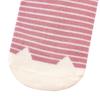 Stylish and Cute Jacquard Socks with a Striped Lobster Crew Character Nursery Teacher Women's Pattern, Socks, Design, Socks, 23-6720 (#1/PK Pink)