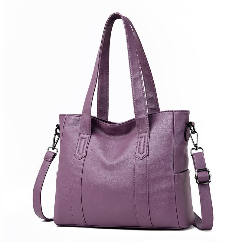 

Bag women s 2025 new casual and versatile commuting large-capacity tote bag crossbody bag shoulder bag фиолетовый
