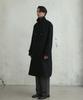 Fillchic Lambwool Officer Coat (Black)