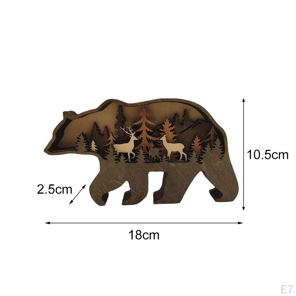 Animals Ornaments Freestanding Decorative Statues Art Lovely Ornament for Desk Tabletop Cafe