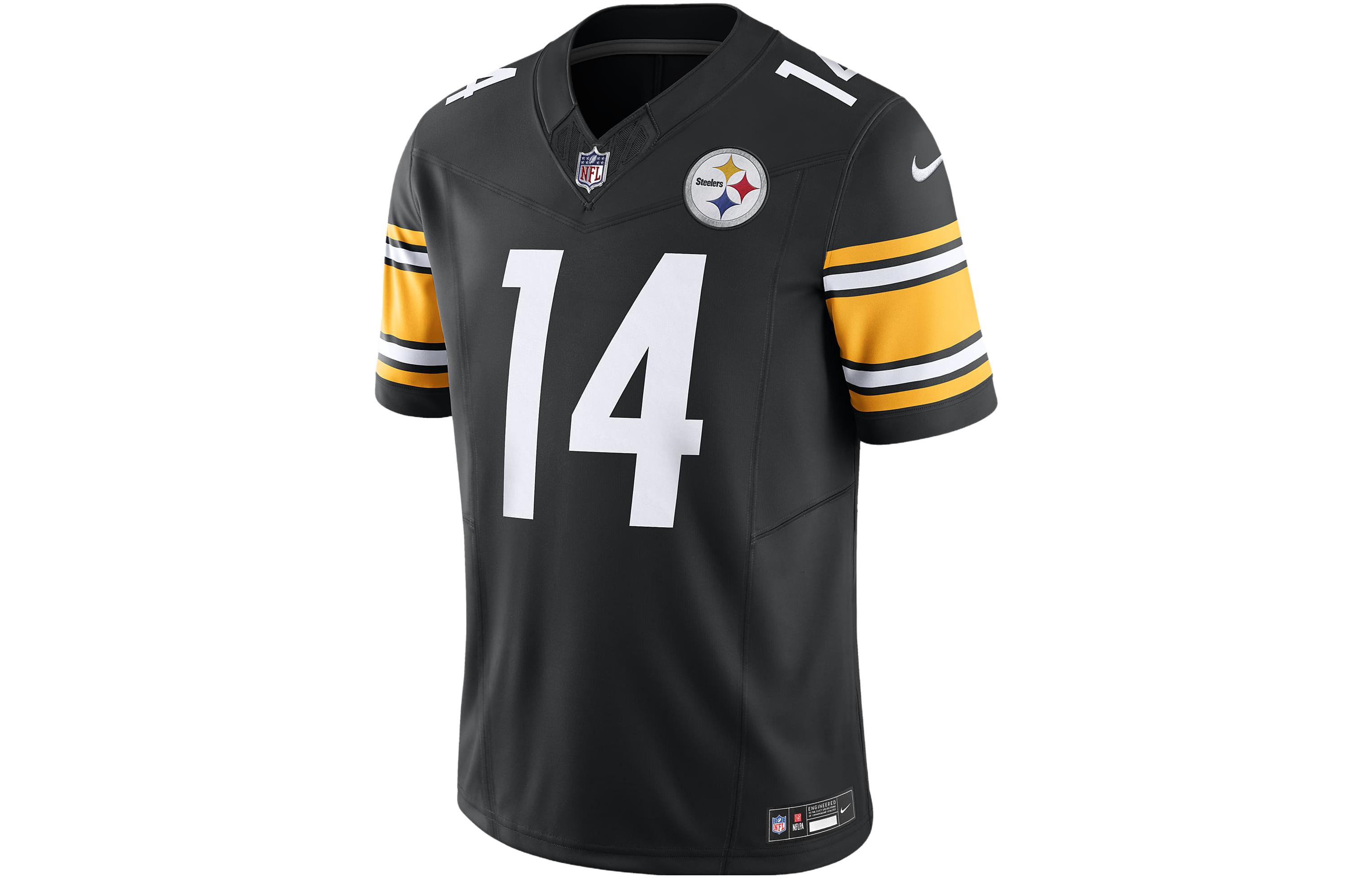 Мужская футбольная майка Nike George Pickens Pittsburgh Steelers Nike Dri FIT NFL Limited 31NMPTLH7LF-GY1 XXL